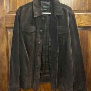 LIKE NEW
Eddie Bauer
 Dark Brown Suede Jacket